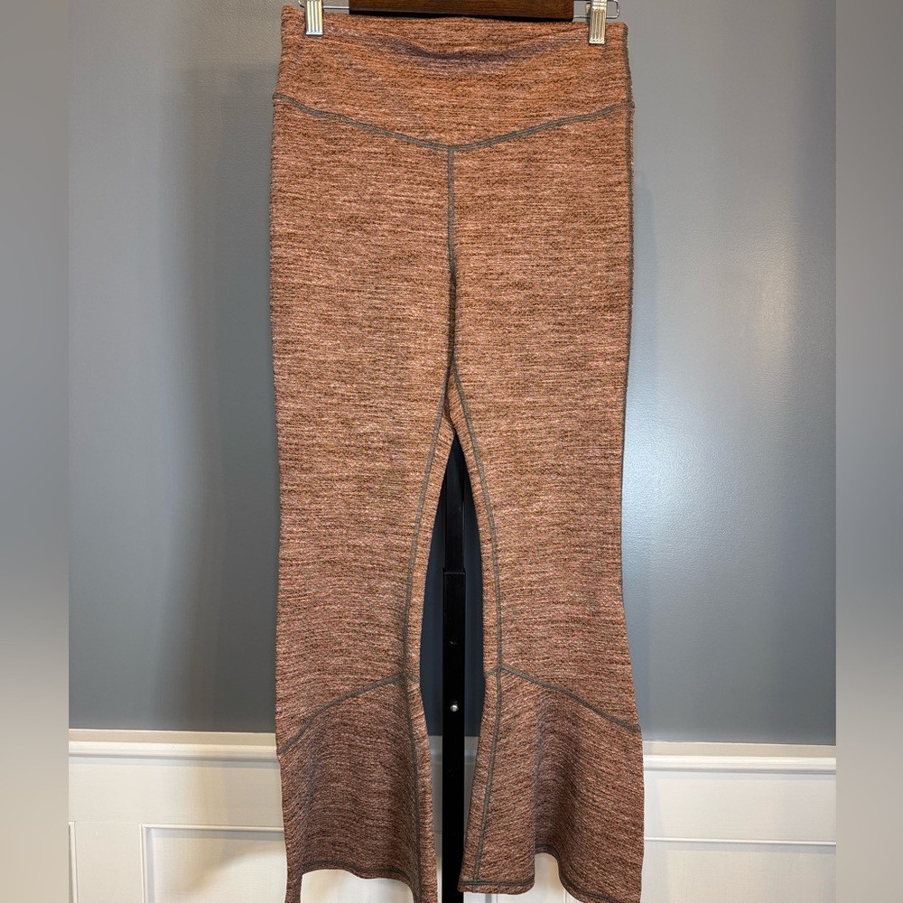 FP Movement Orange & Gray Flare leggings Size M